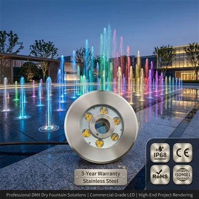Grossist Fountain Lights Factory|Anpassade undervattens LED-lampor|OEM/ODM